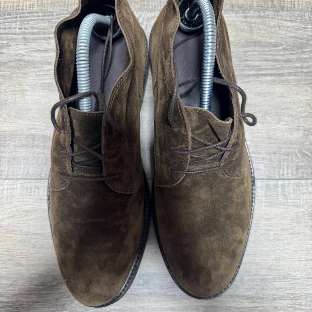 Bruno Magli clemente Brown Suede Chukka Boots Men's Size 9 - Picture 2 of 7